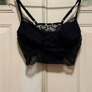 Elegant Black Lace Bralette